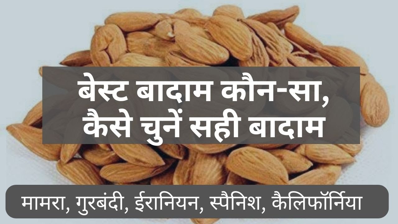 बेस्ट बादाम कैसे चुनें? कौन-सा बादाम सेहत के लिए सबसे अच्छा? How to choose best almond?