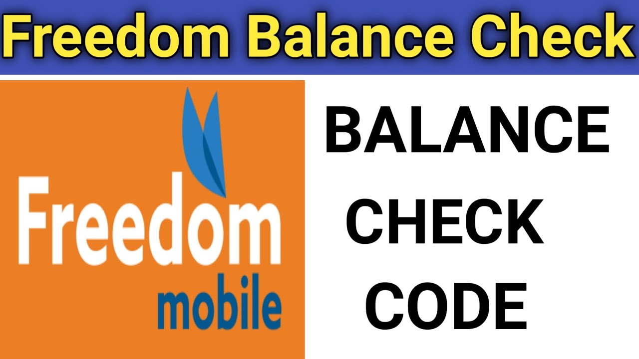 How do I check my freedom SIM balance?