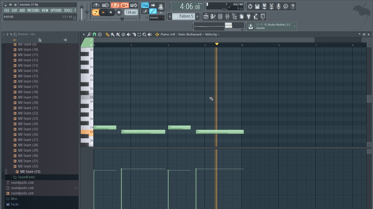 Monster 21 savage beat remake/instrumental