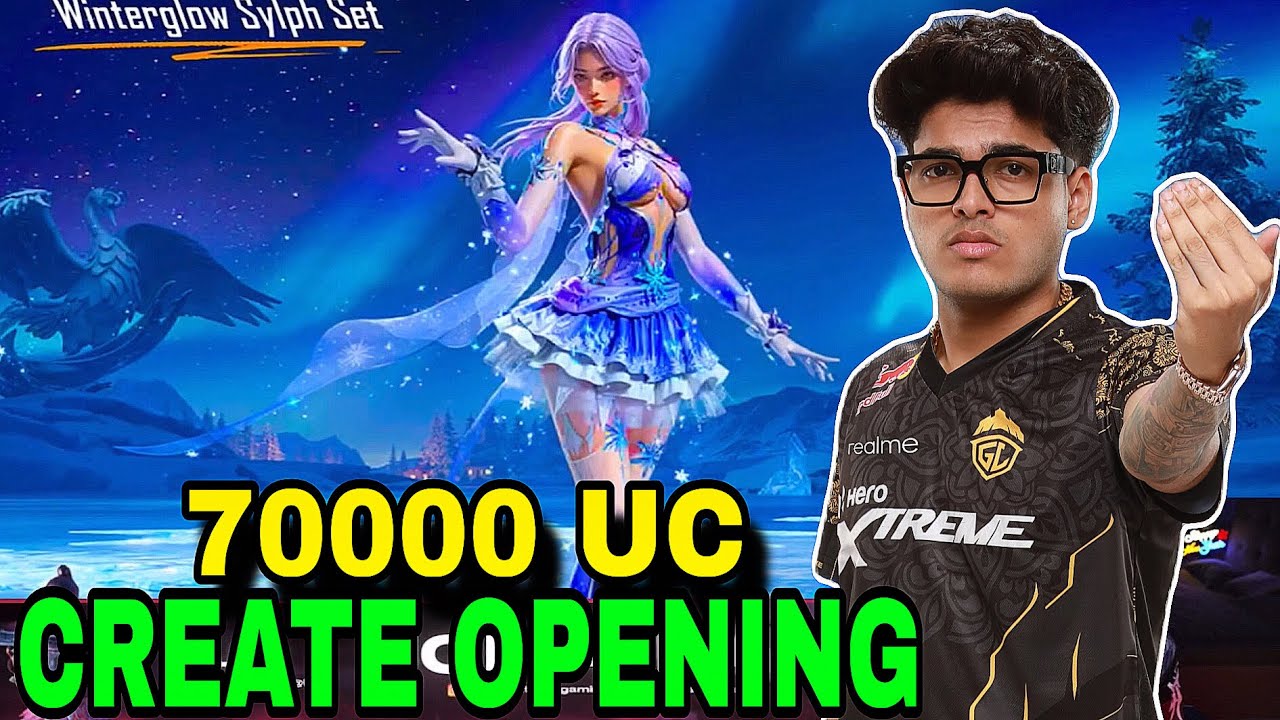 🔥Jonathan is back with the NEW Winterglow Sylph Set || 70 k UC Crate Opening! 😱 #jonathangamıng 