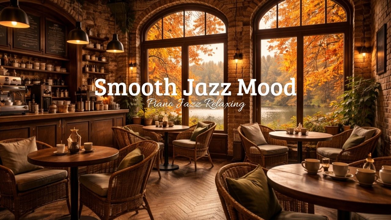 Cozy Autumn Coffee Shop Jazz 🍂 Smooth Jazz Music for Relaxing & Studying