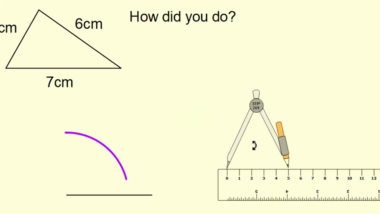 Constructing a scalene triangle