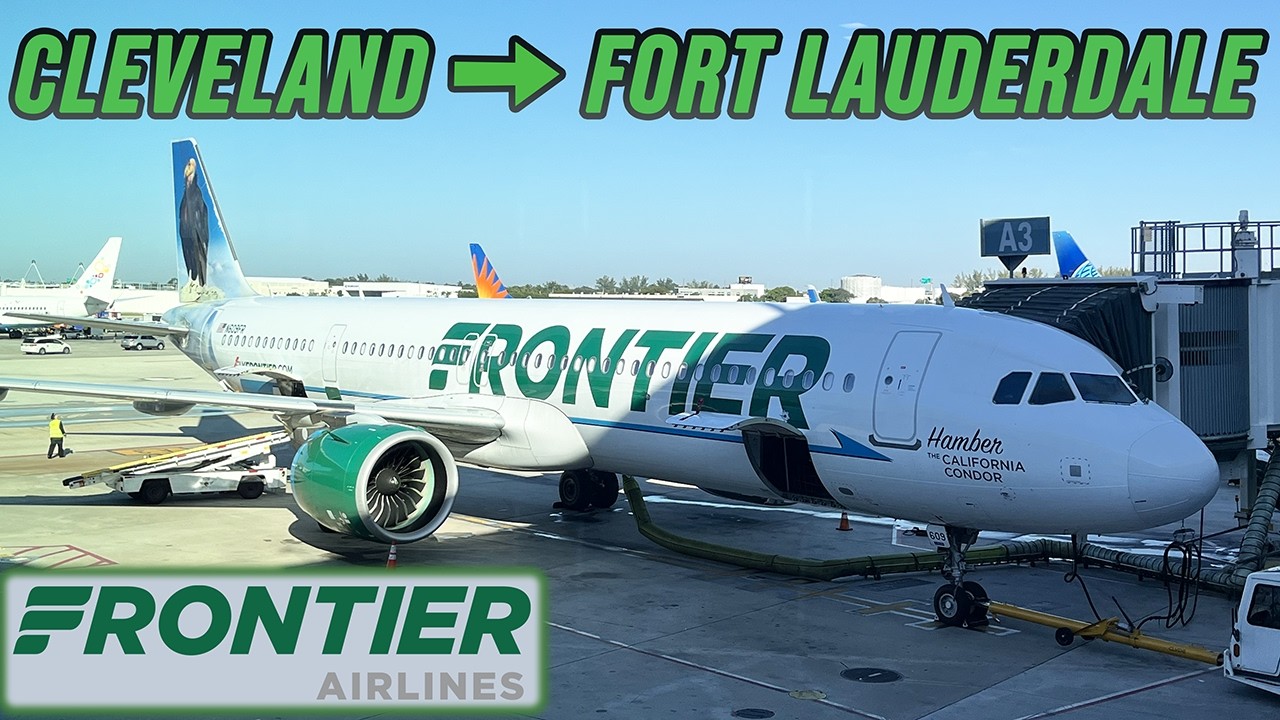 IS FRONTIER AIRLINES REALLY THAT BAD? | Cleveland - Fort Lauderdale | Airbus A321neo | TRIP REPORT