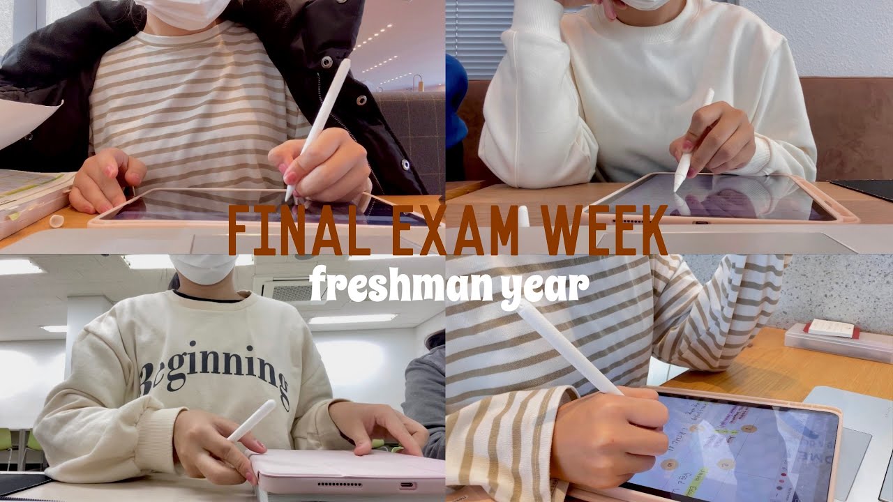 korean uni vlog 📚 final exams week | lots of studying | life of a CS student 👩‍💻 in Korea 🇰🇷