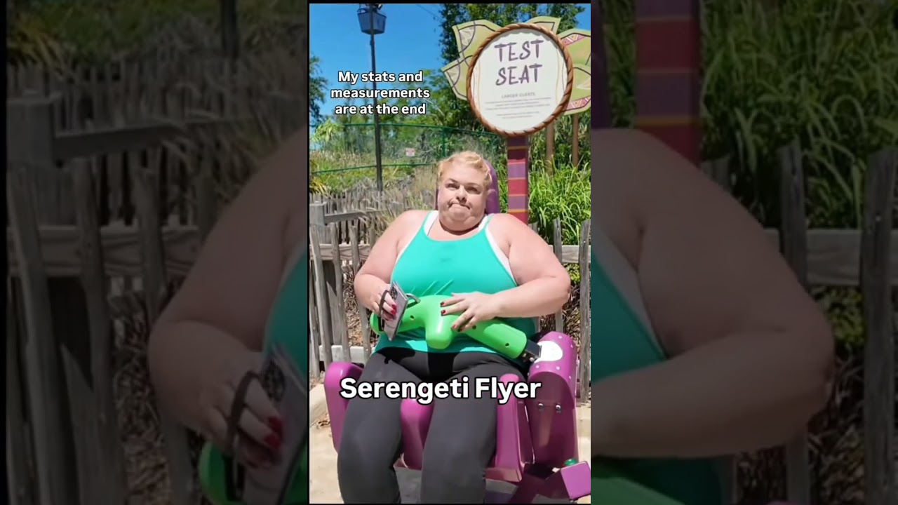 What's plus size friendly at Busch Gardens Tampa Bay #plussizetravel