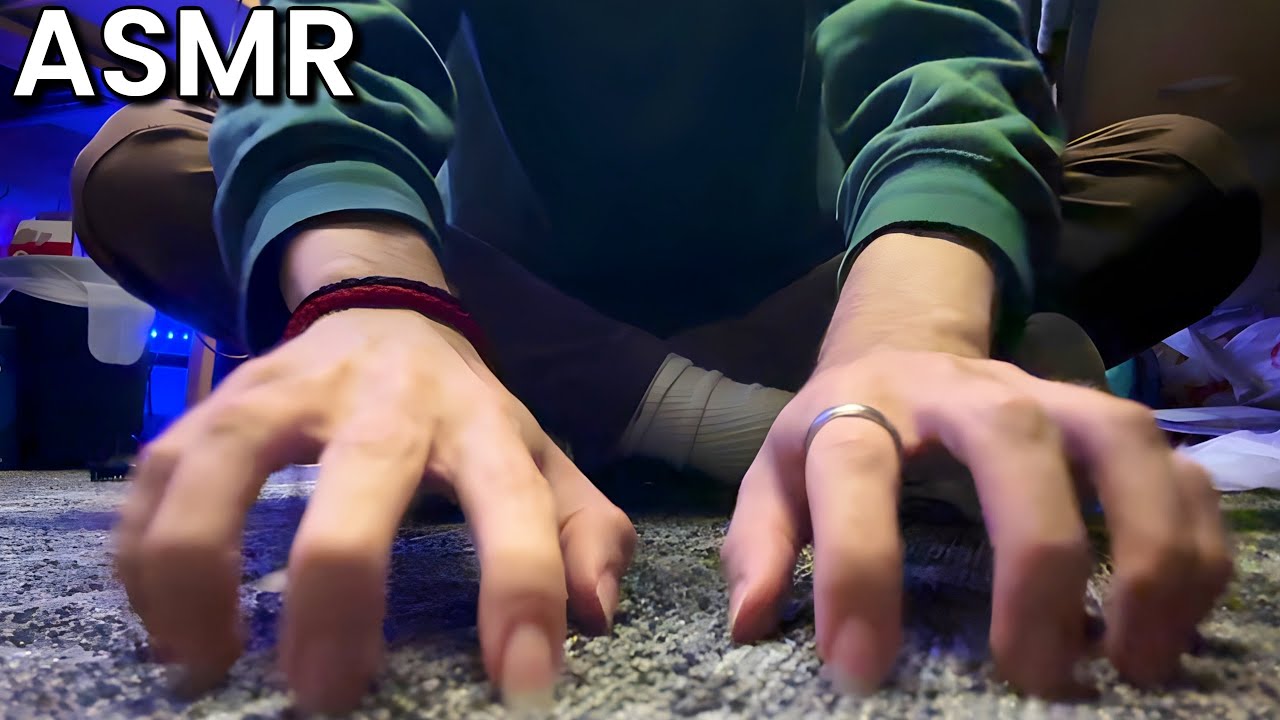 *ASMR* Carpet Scratching & Scurrying (Different Carpets) - lofi