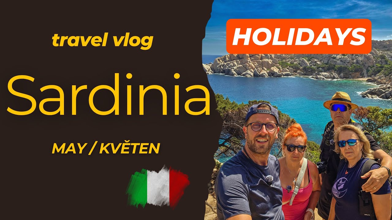 Sardínie v květnu  🇮🇹🌴❤️🍺 ( Kompletní video )
