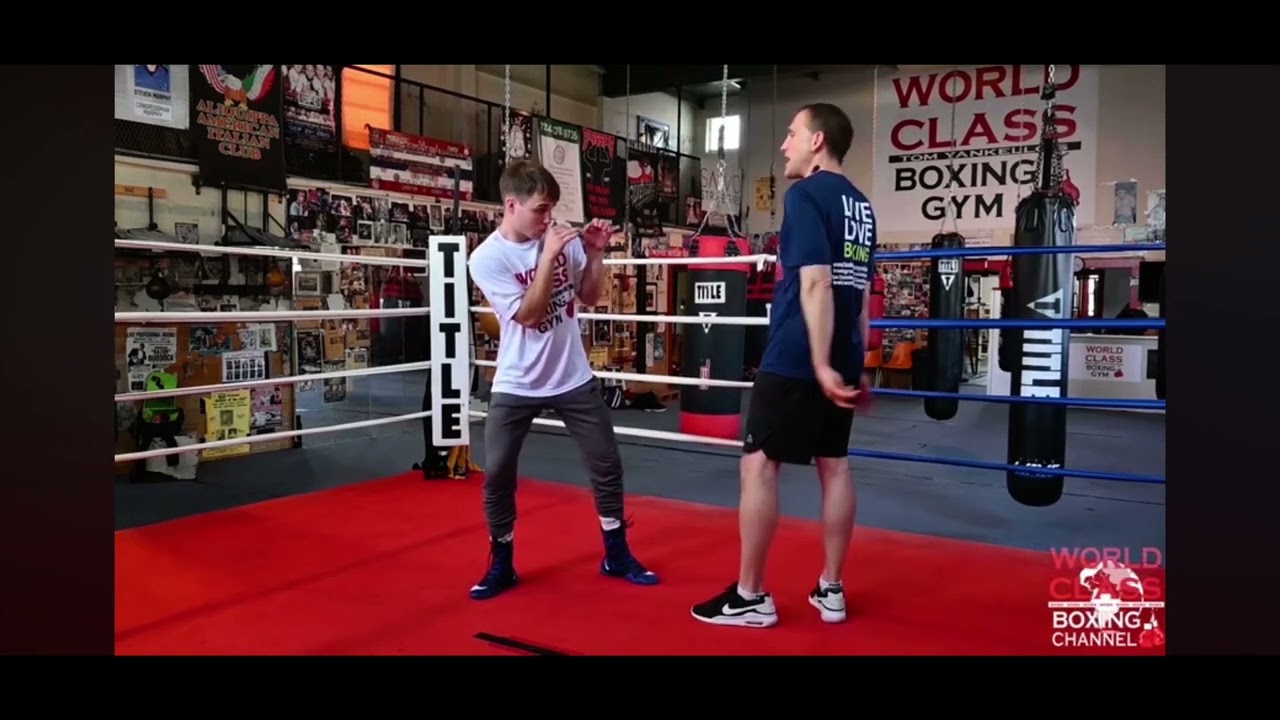 In boxing, standing in a bladed stance with your shoulders not squared up can give you an edge.