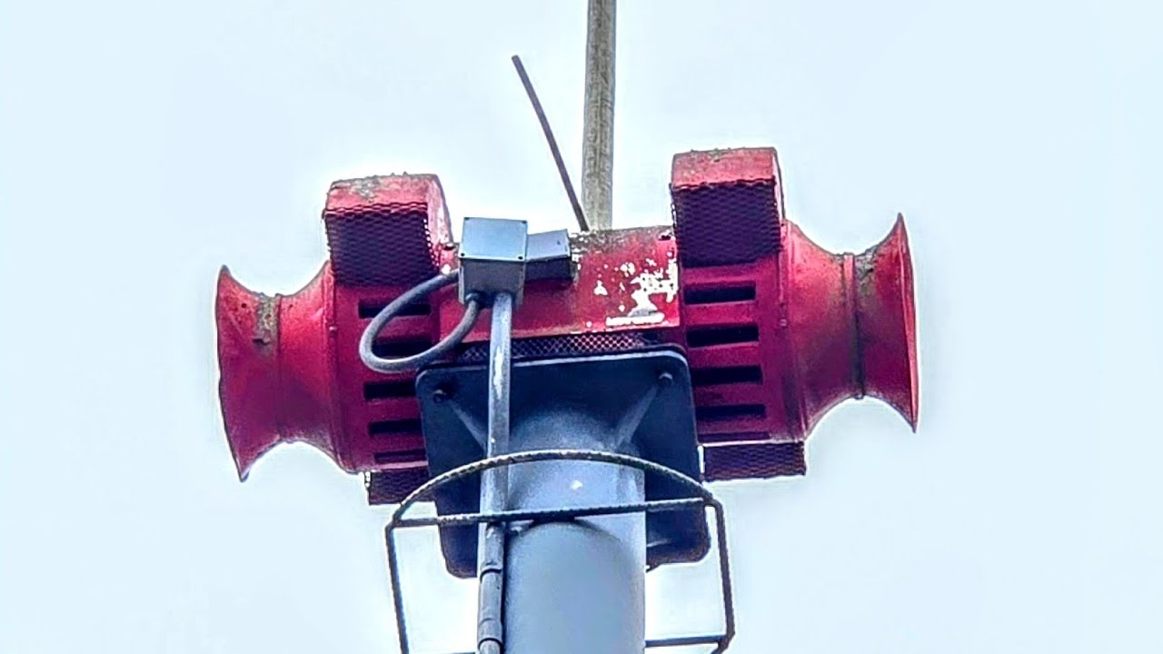 Sterling Siren Fire Alarm Company (Sentry) Model M Emergency 7 Mile Ohio monthly test January 2026