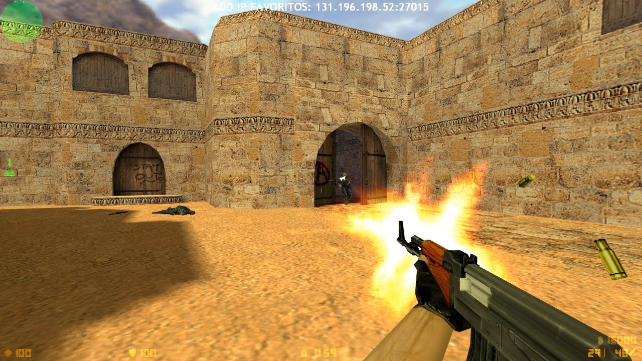 Counter Strike 1.6 ( Gameplay 161 - Steam ) de_Dust 2