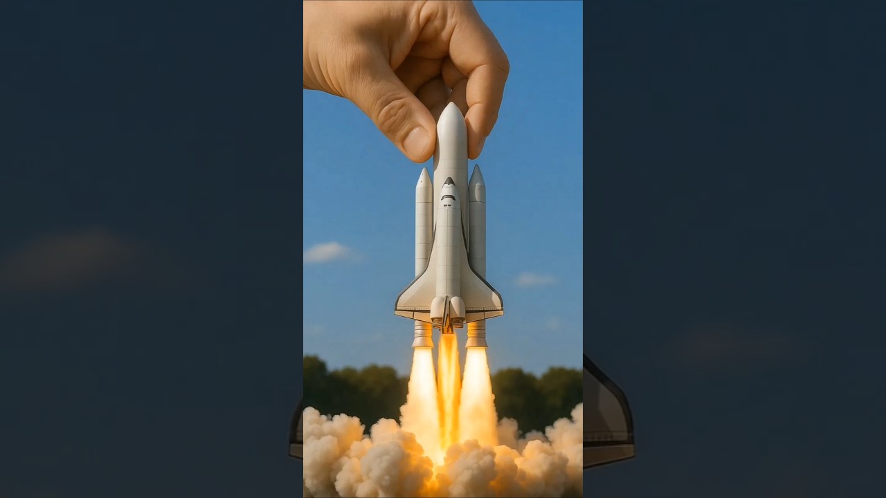 Mini Rocket Launch: Epic Blast-Off in Hand-Controlled Style