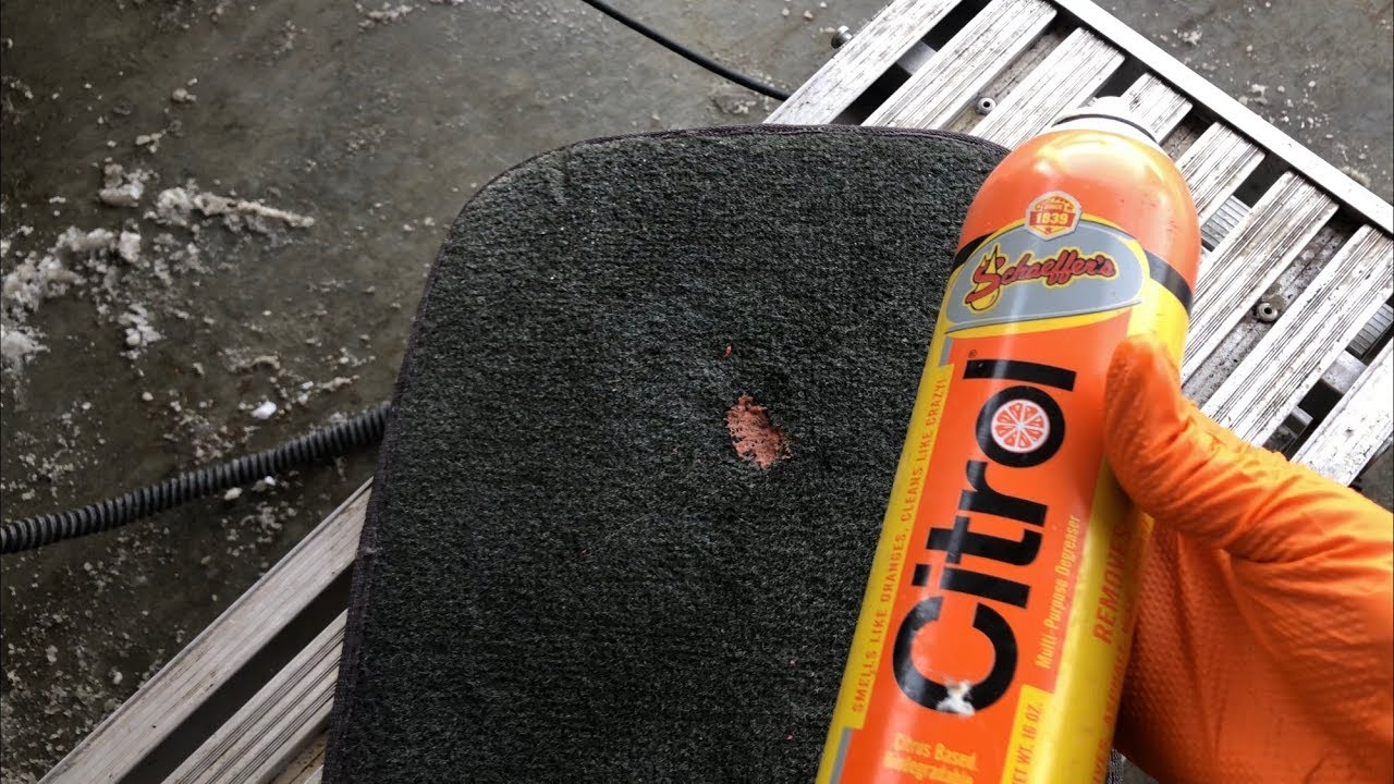 How to get gum out of carpet QUICKLY using Citrol