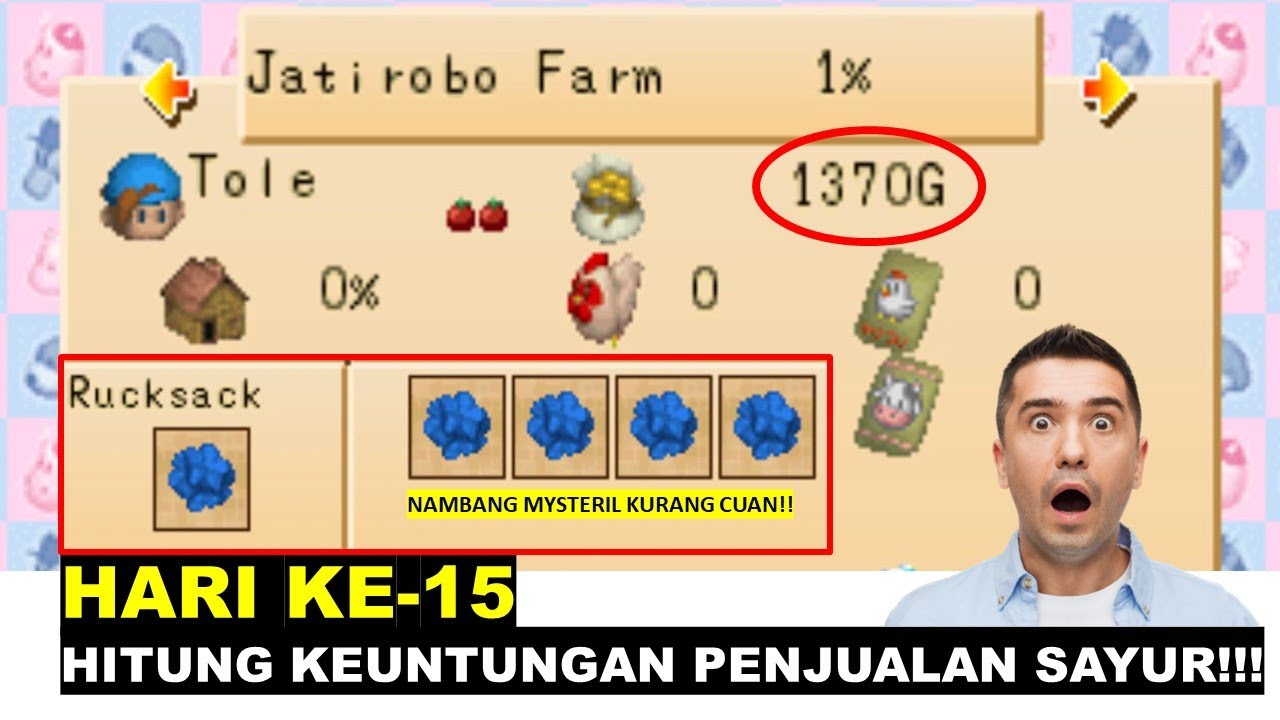 HARVEST MOON 15 KEUNTUNGAN TAMBANG SEDIKITHARUS GIMANA BIAR TAMBAH CUAN????