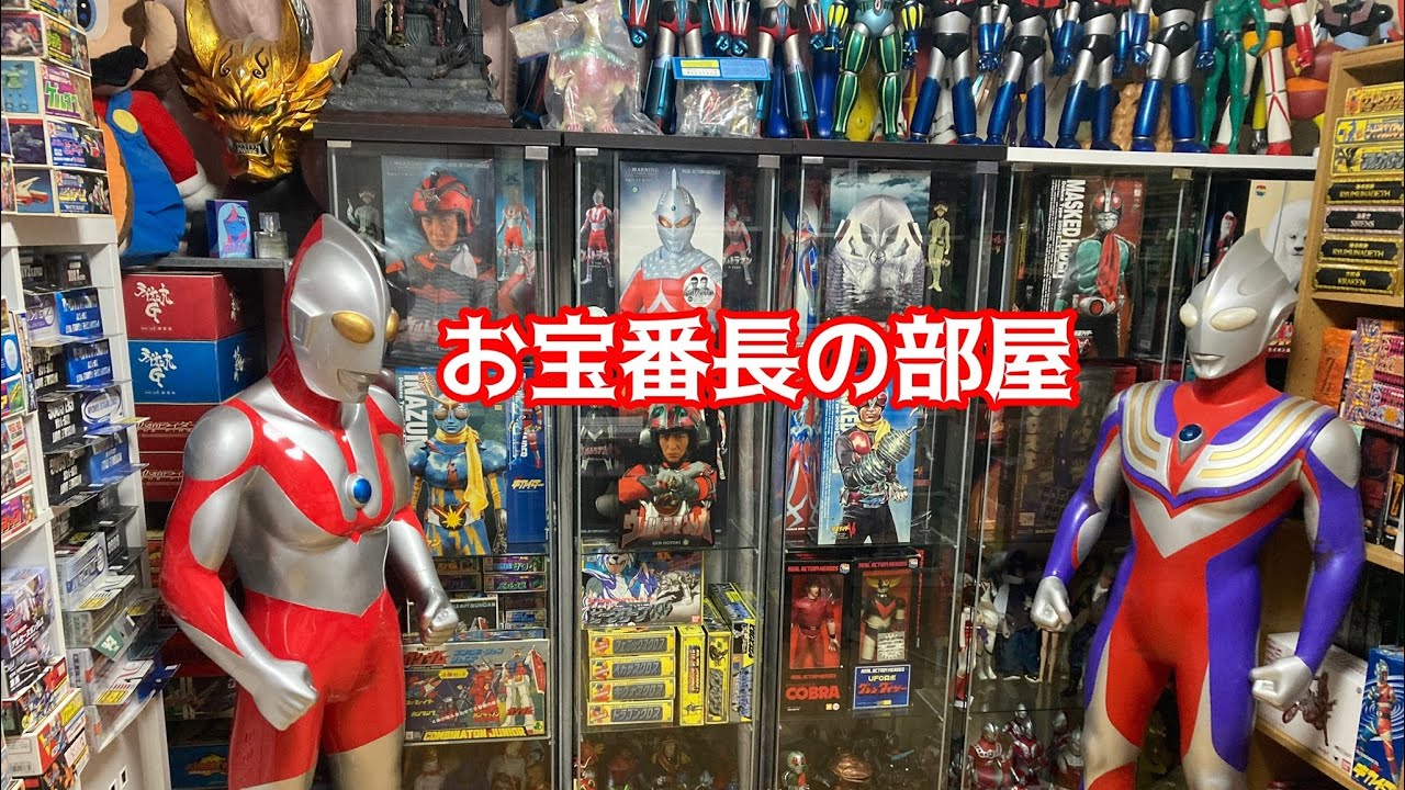コレクション紹介！お宝番長の部屋を初公開！#メディコムトイ#リアルアクションヒーローズ#ガンプラ#特攻の拓#クローバー#ガンダム#ブラショ#リサイクルショップ巡り#トイハント#お宝番長
