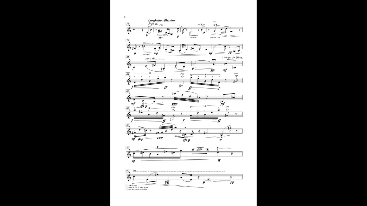 Variaciones emocionales para clarinete