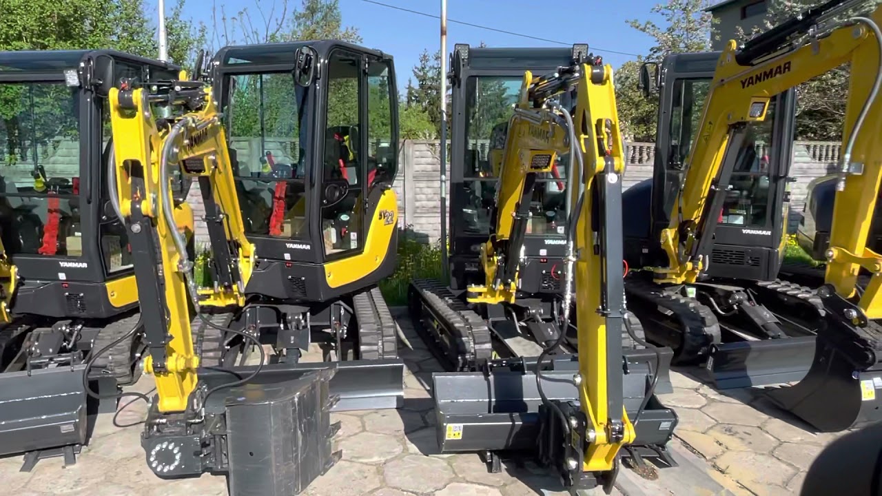 Yanmar Sv16 / Sv18 / sv22 / sv26 ogólne porównanie @YANMARCENTRUM