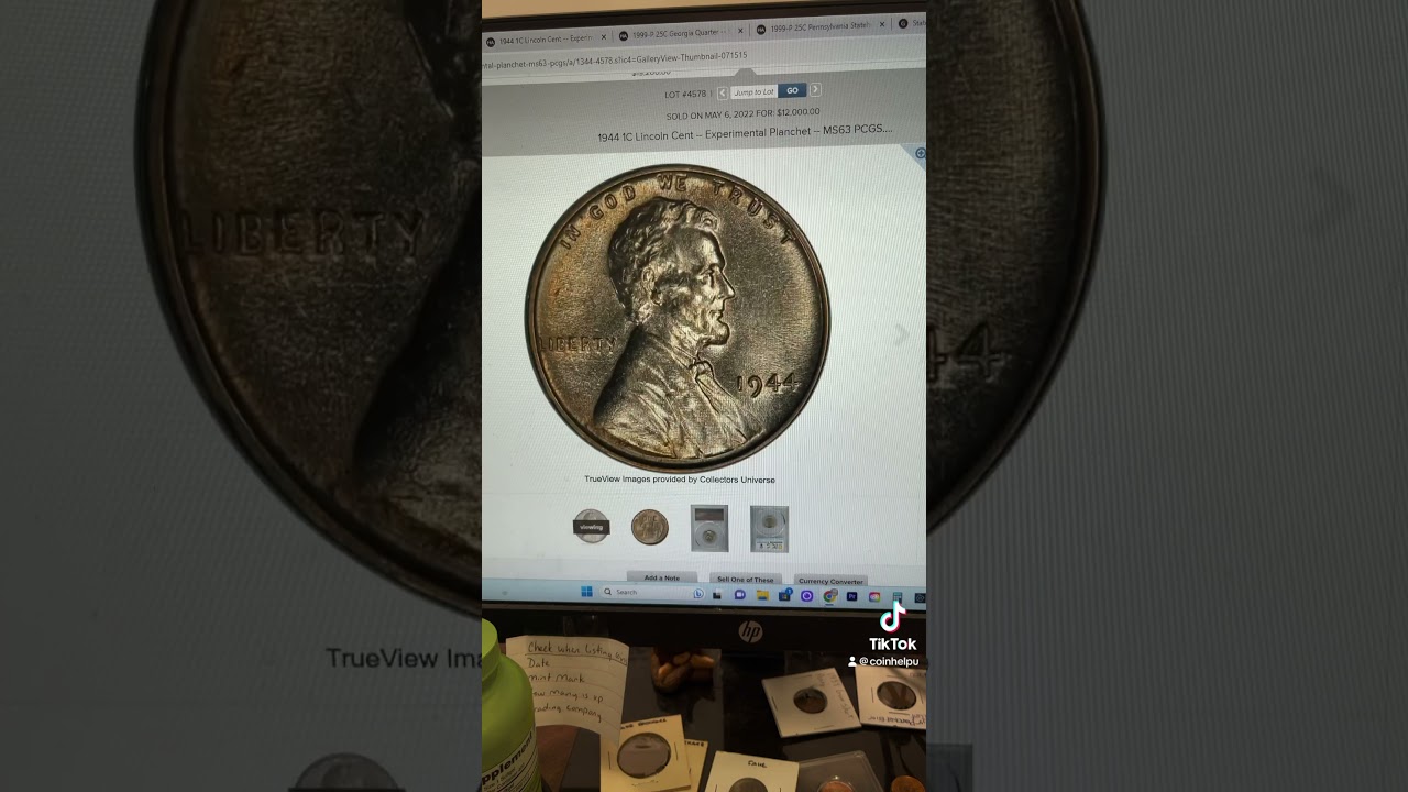 1944 Experimental Penny Worth Thousands Of Dollars