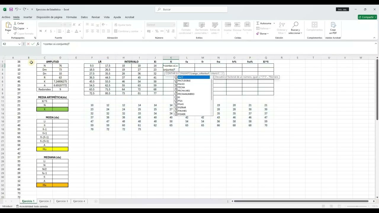 2 - Estadística - Tabla