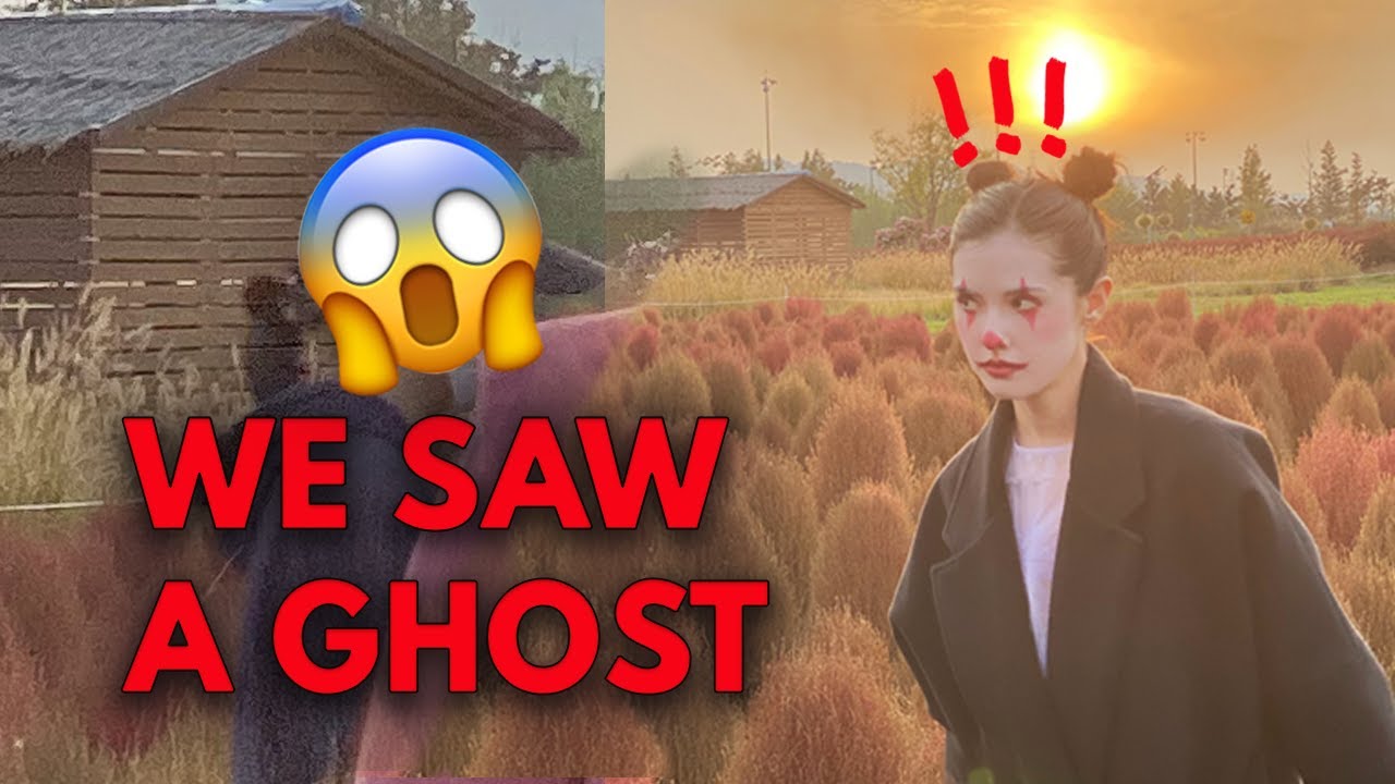 Taking Aesthetic af Fall Photos w/ my Fianc&eacute; in 🤡Makeup | Korea VLOG