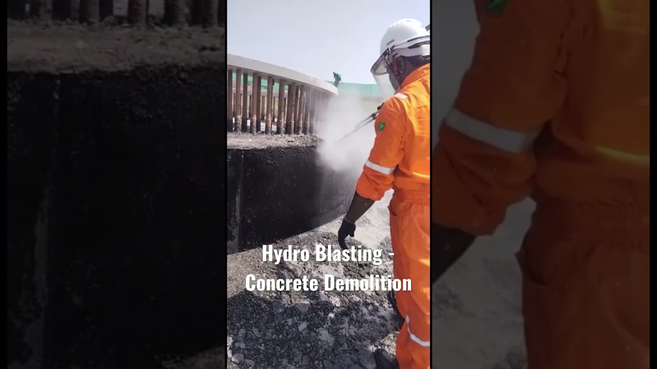 Hydro Blasting Concrete Demolition