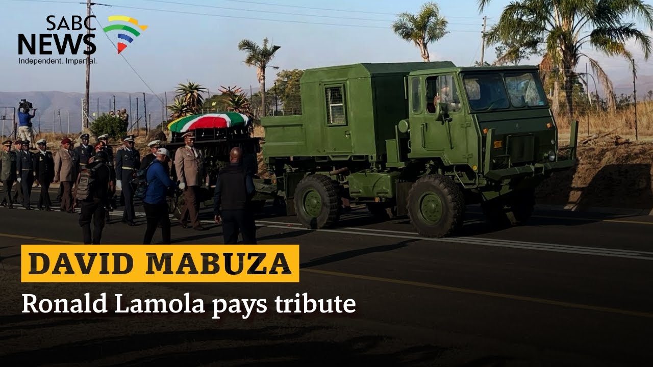 David Mabuza | Ronald Lamola pays tribute