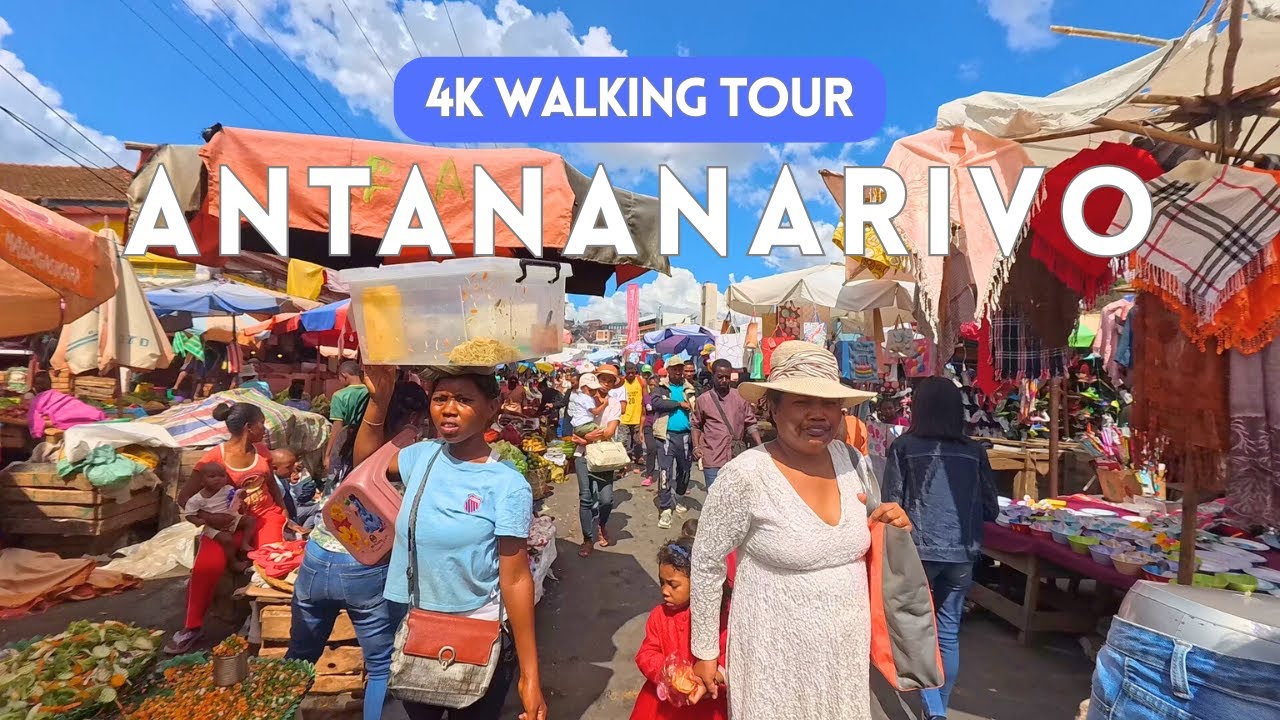 Antananarivo 🇲🇬 | 4K Walking Tour Through Madagascar&rsquo;s Capital Streets