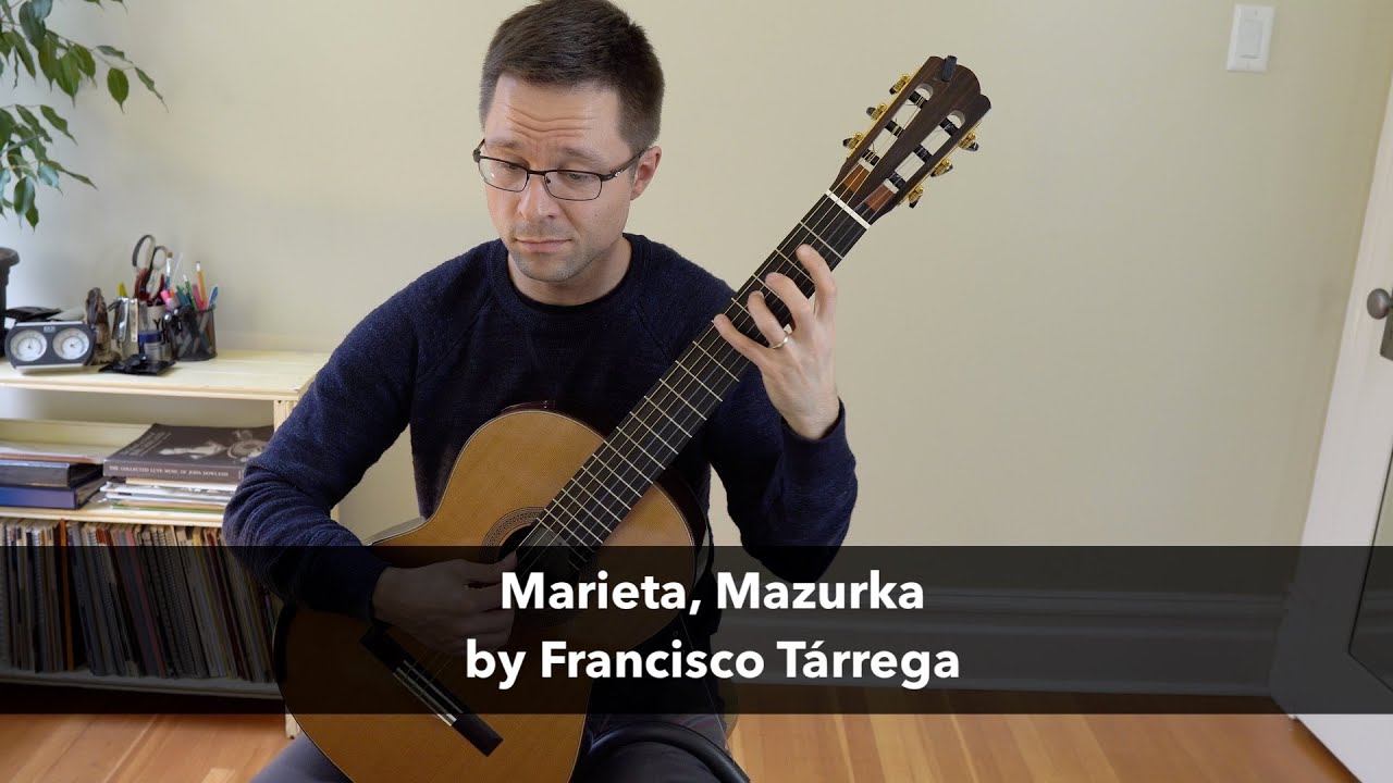 Marieta, Mazurka by Tárrega & Lesson for Classical Guitar