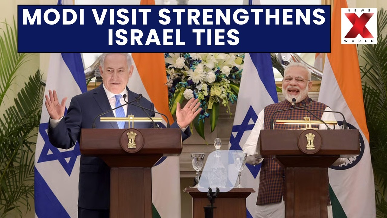 Israel And India Deepen Strategic Alliance During Modi Jerusalem Trip | NewsX World