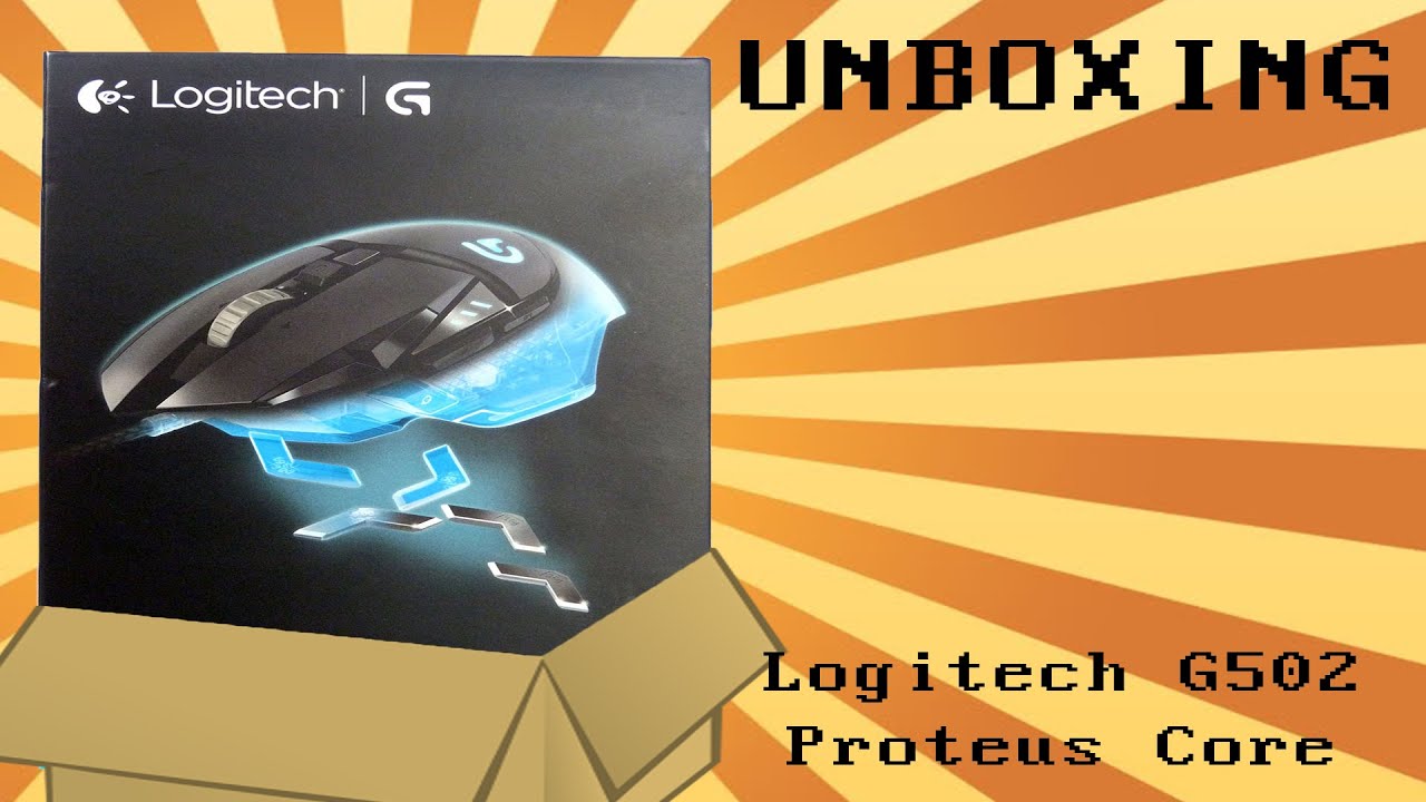 Unboxing Mouse da gaming Logitech G502 Proteus Core