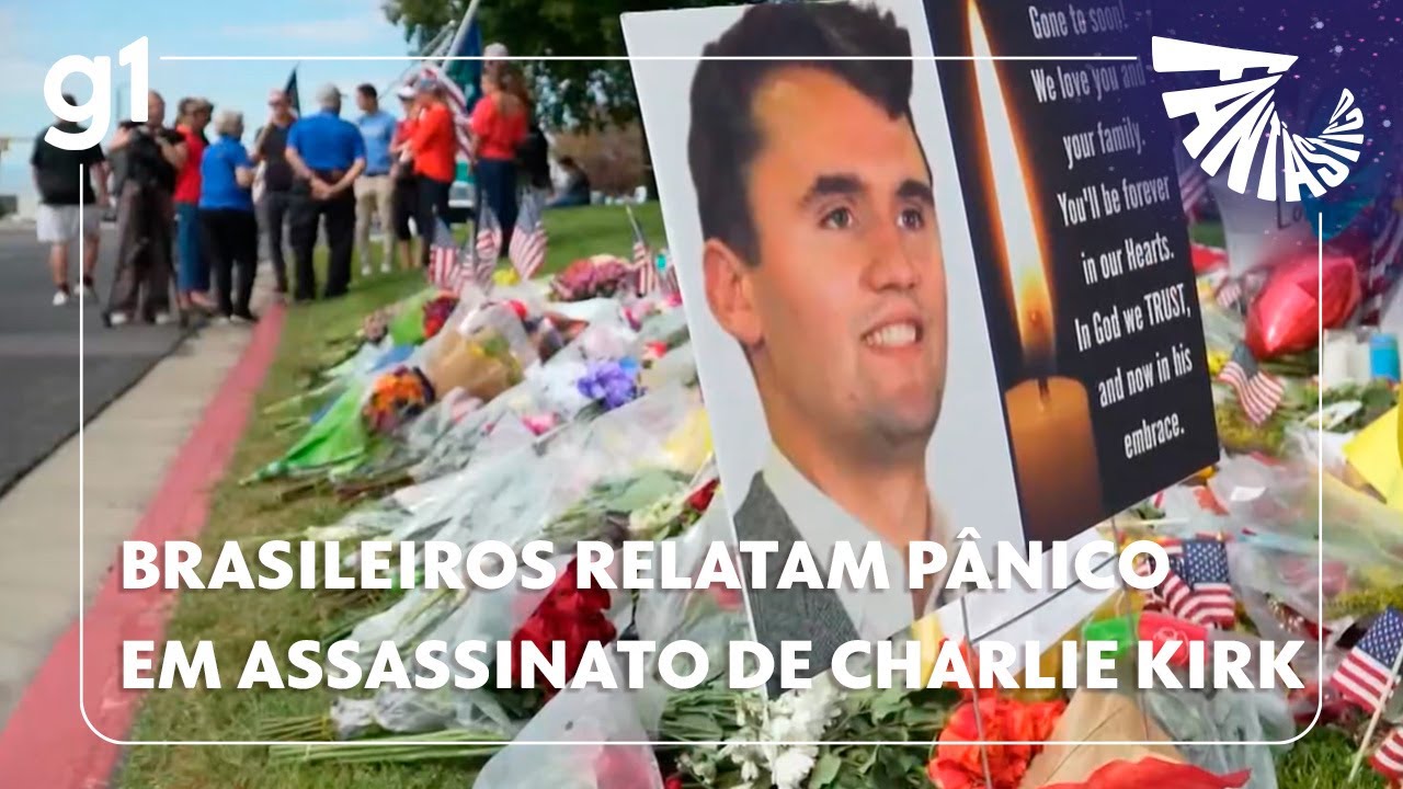 'Cena traumatizante': brasileiros relatam pânico durante assassinato de Charlie Kirk