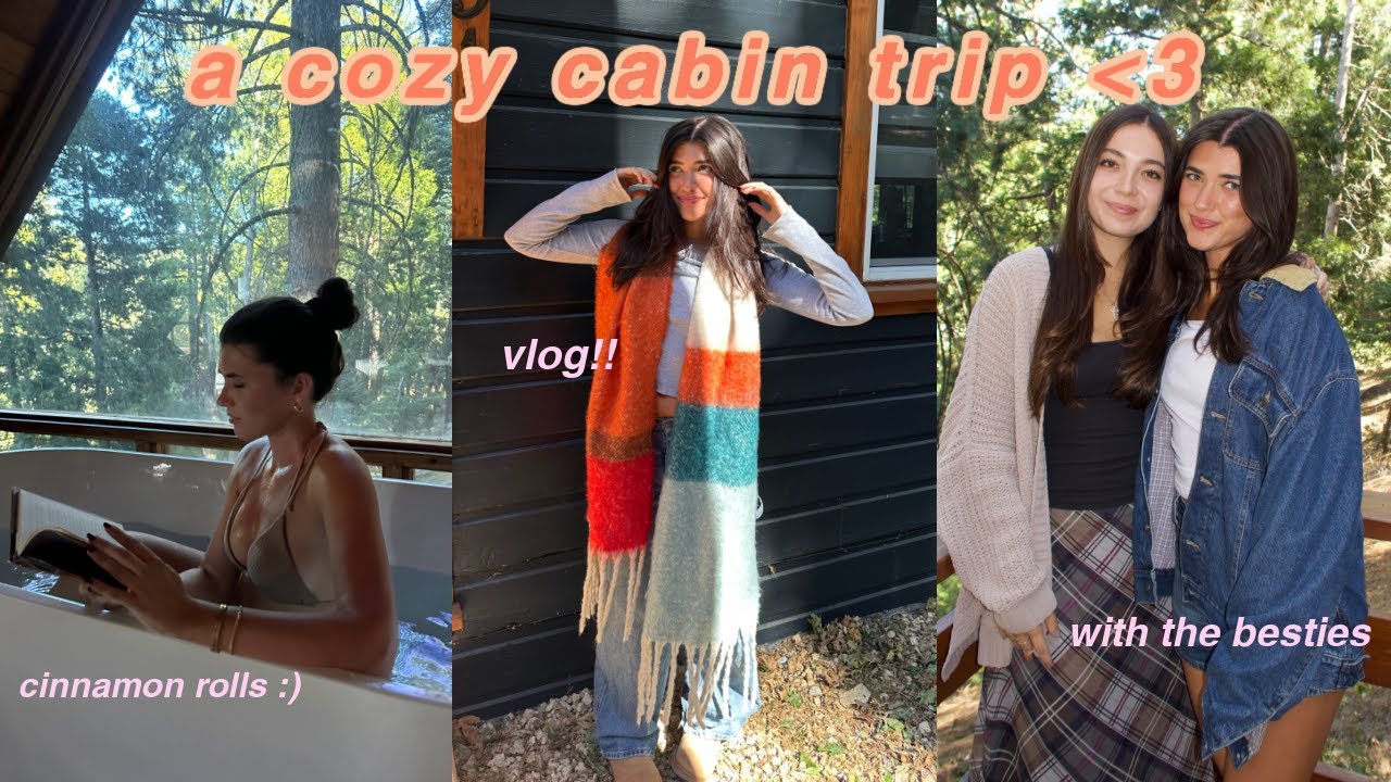 a fall, cozy cabin trip with friends!!! lake arrowhead