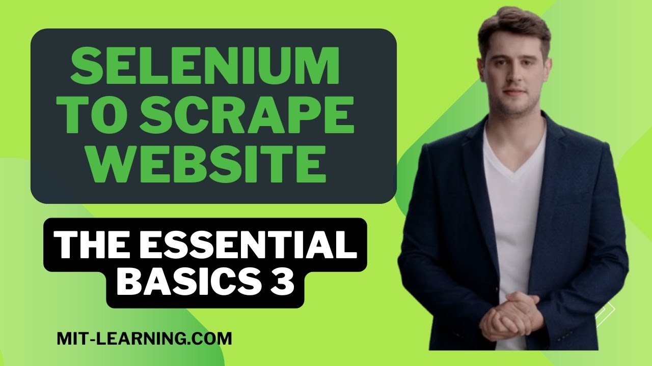 Selenium to Scrape Website - The Essential Basics 3