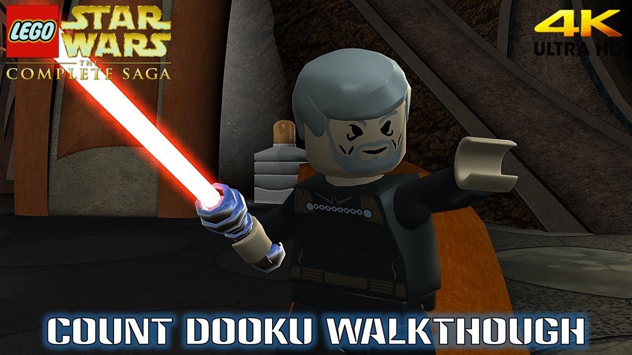 Lego Star Wars The Complete Saga 'Count Dooku' Walkthrough (4K)