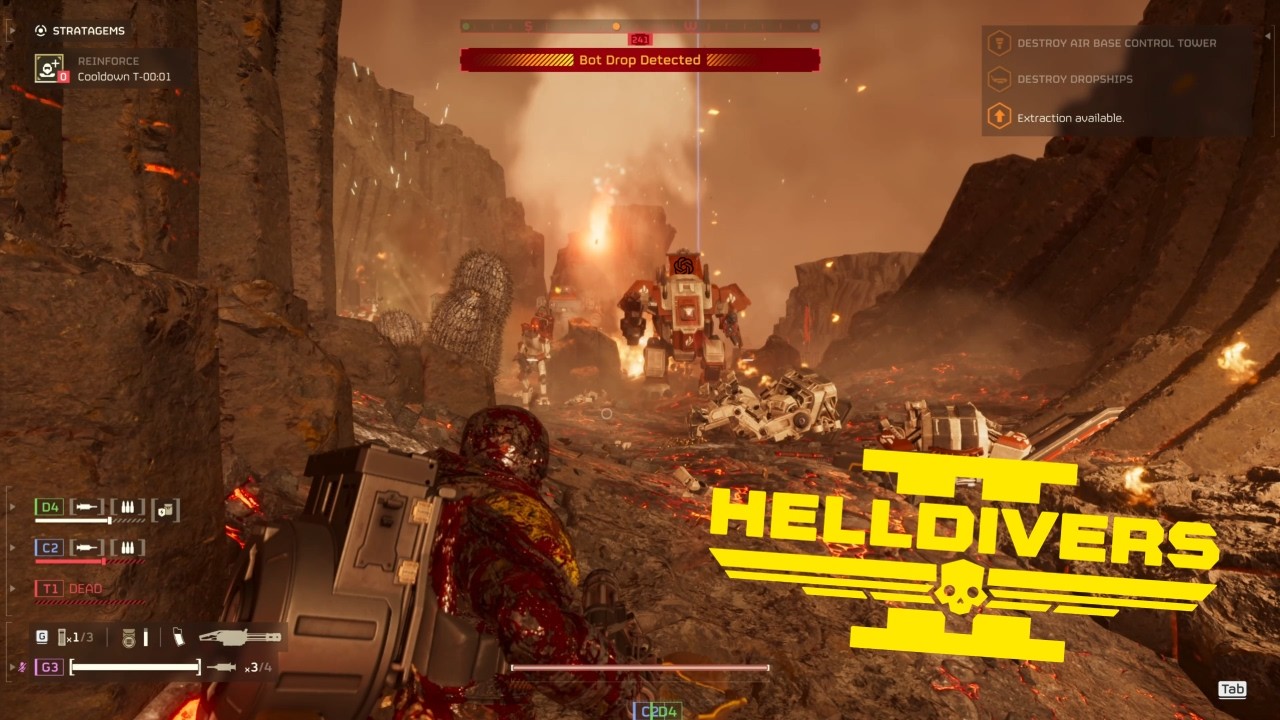 Helldivers making a stand against AI