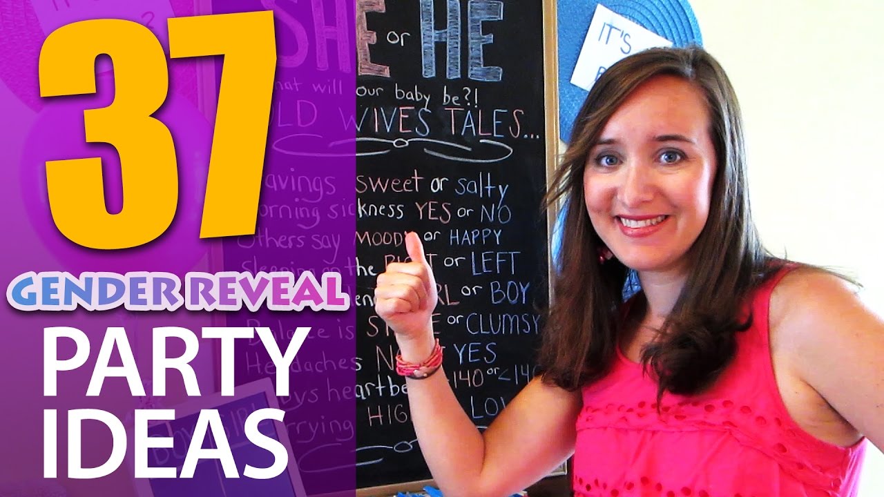 37 BABY GENDER REVEAL PARTY IDEAS - Decorations & Gender Reveal Ideas!