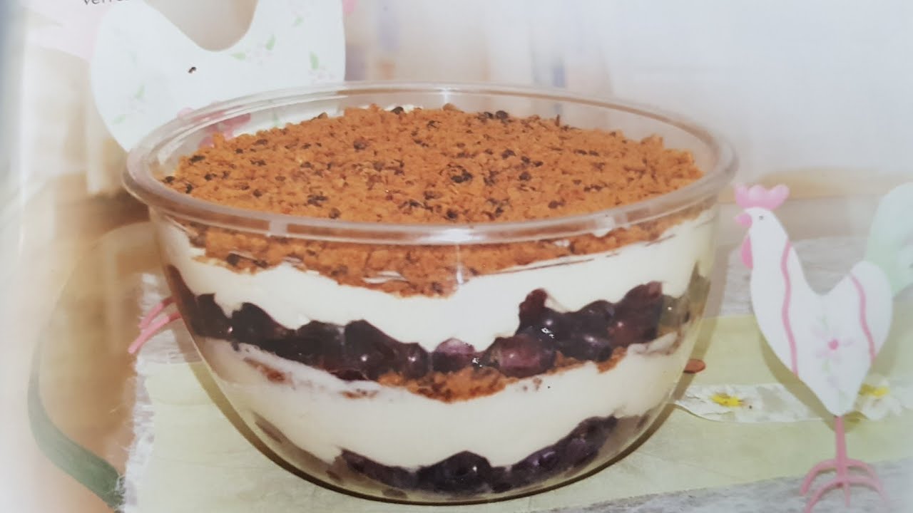 Schichtdessert mit Weintrauben! Schnell und einfach aber lecker 😋