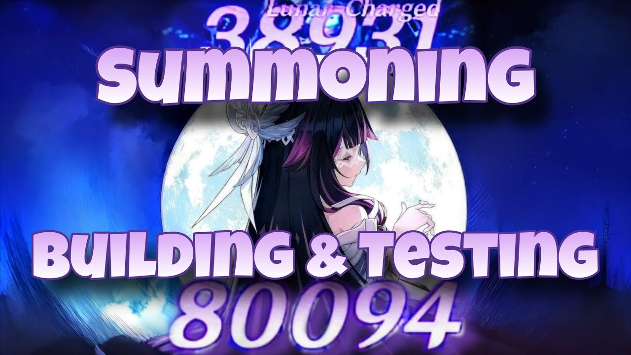 COLUMBINA Pulling and Testing | Flins X Columbina Damage Test | Genshin Impact