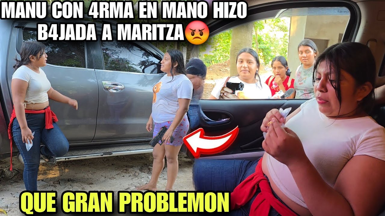 MANU Empvtada Enfrent0 A MARITZA Con 4rma En Mano😡La M4tara Por Met3rse Con Su Marid0😱
