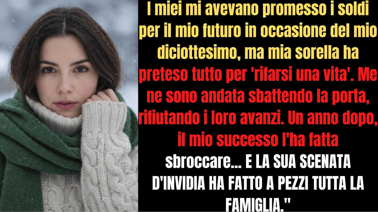 Hanno dato il mio futuro a mia sorella. Un anno dopo, si sono pentiti di tutto.