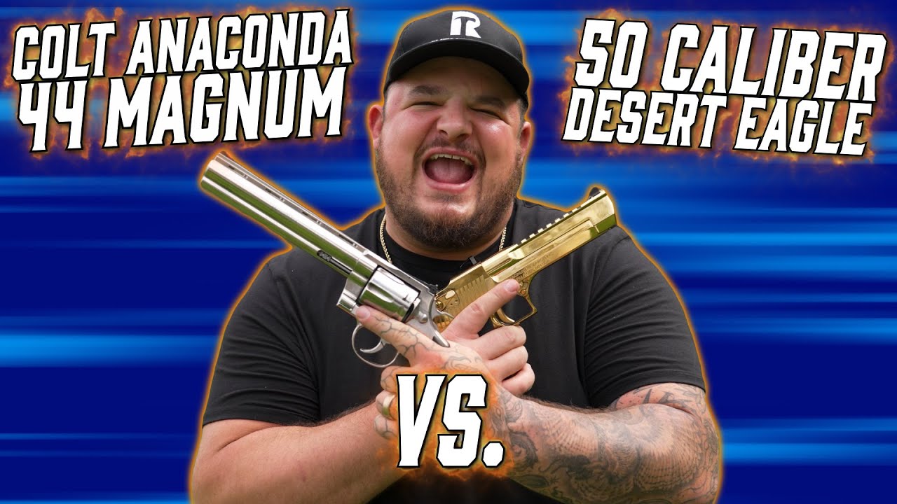 Битва ручных пушек! | Desert Eagle 50 калибра против Colt Anaconda 44 Magnum