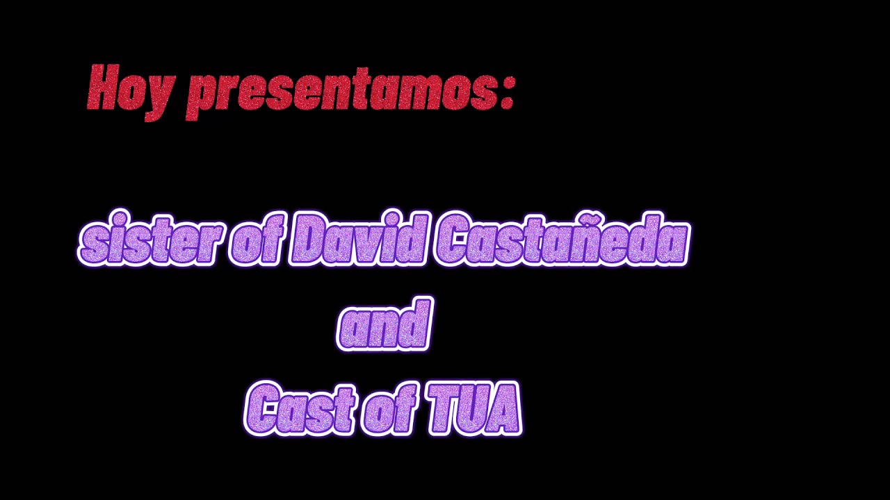 Hermana de David Castañeda y el cast/ Imagina con the Umbrella Academy/ lo vuelo a subir :v