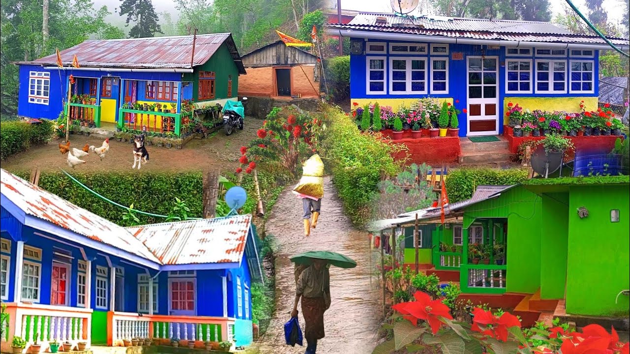 Darjeeling Village House/Nepali Home Tour/Beautiful Village House/Nepali Village Life/House Design