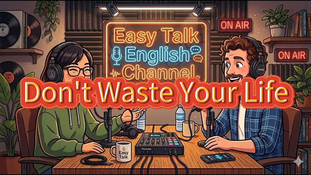 Don’t Waste Your Life | English Podcast for Easy Conversation in Daily Life | Learn English Fast