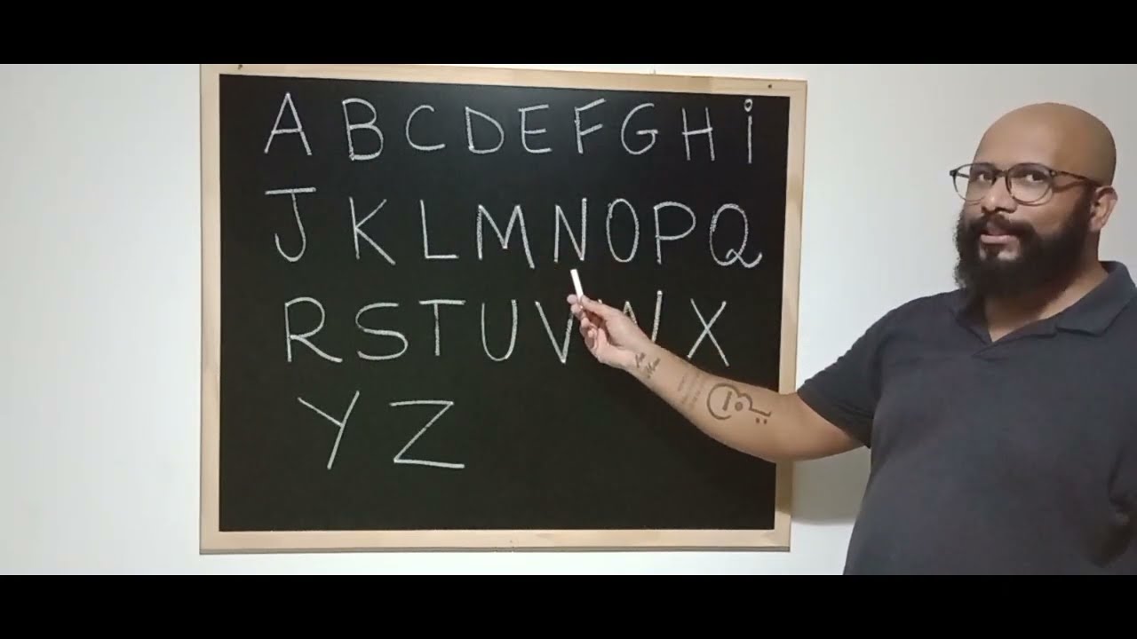 ALFABETO - ALFABETIZAÇÃO PARA JOVENS E ADULTOS AULA 1 