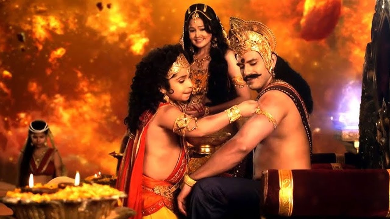 बाल हनुमान जी ने लगाई शनिदेव के घावो पर औषधि - Hanuman Ke Mahan Karya - EP 217