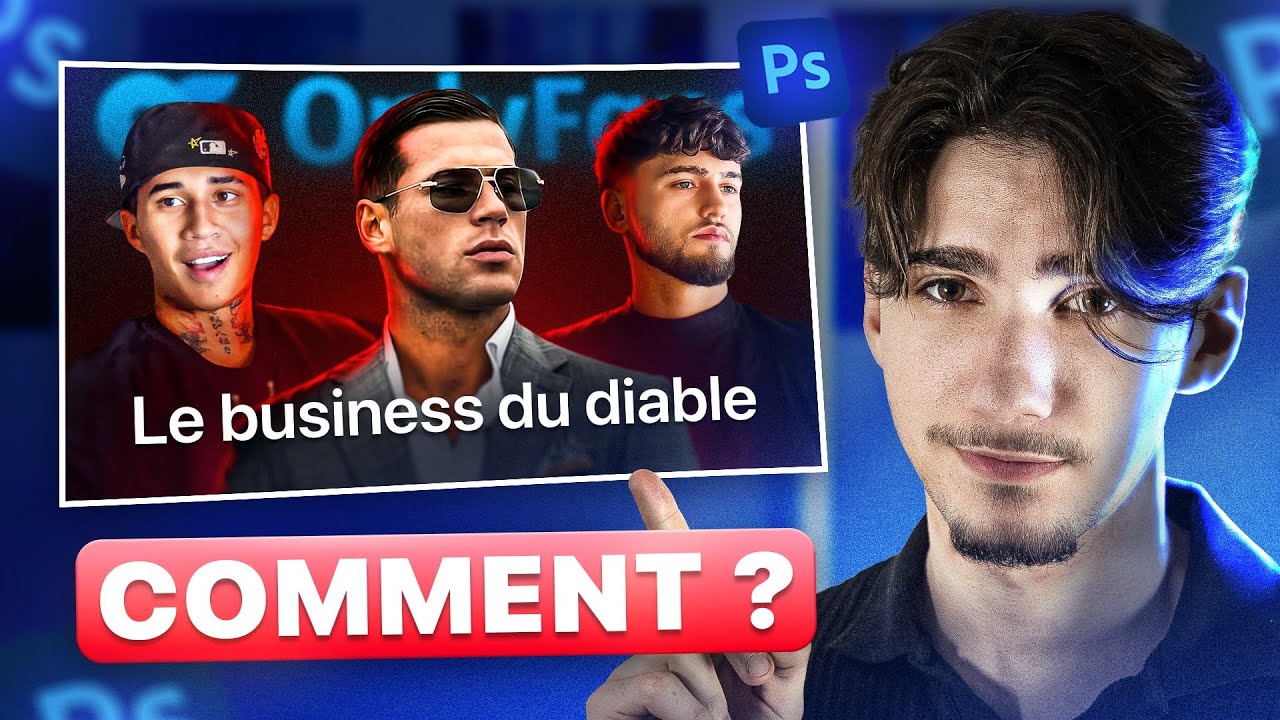 Comment réalisé cette miniature YouTube ? (tuto complet)