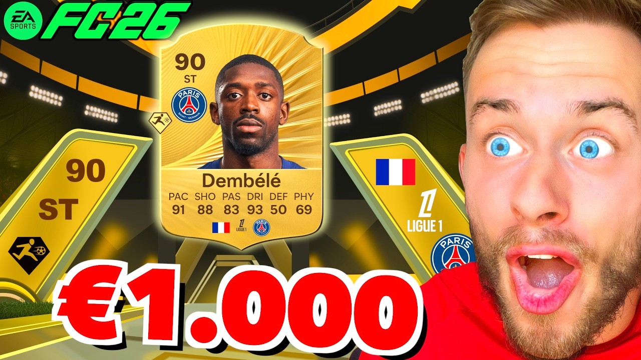 Ich habe 1.000€ in FC 26 Packs investiert & _____ gezogen! 👀