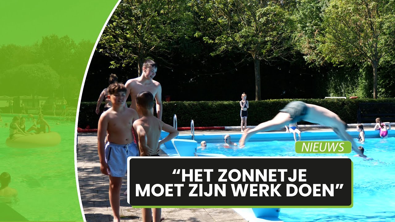Zomers weer zorgt voor bomvol zwembad tijdens openingsweek in Wehl