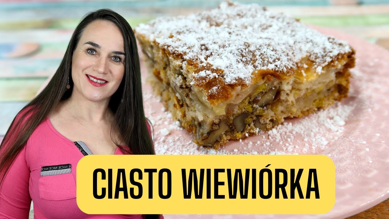 CIASTO WIEWIÓRKA 🐿️ Każdy prosi o przepis! Pyszne, wilgotne i pełne orzechów!