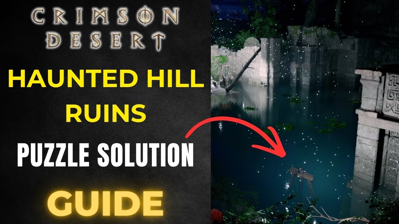 Haunted Hill Ruins Puzzle Solution - Crimson Desert